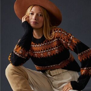 Scotch & Soda Fair Isle Knit Sweater | Size Small